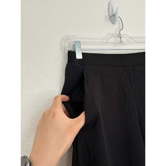 COS Women's Jogger Pants Pull On Rayon Elastic Waistband Black Size 4 Minimalist - Picture 4 of 8